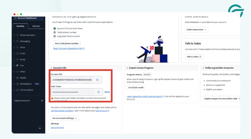 Get Your Twilio Credentials