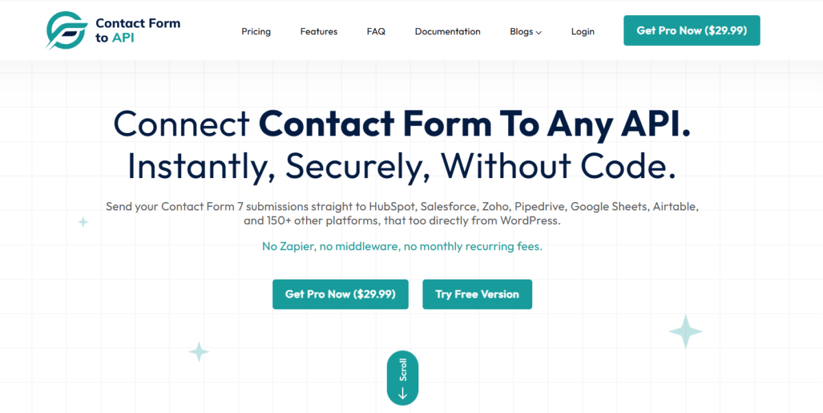 Contact Form To API