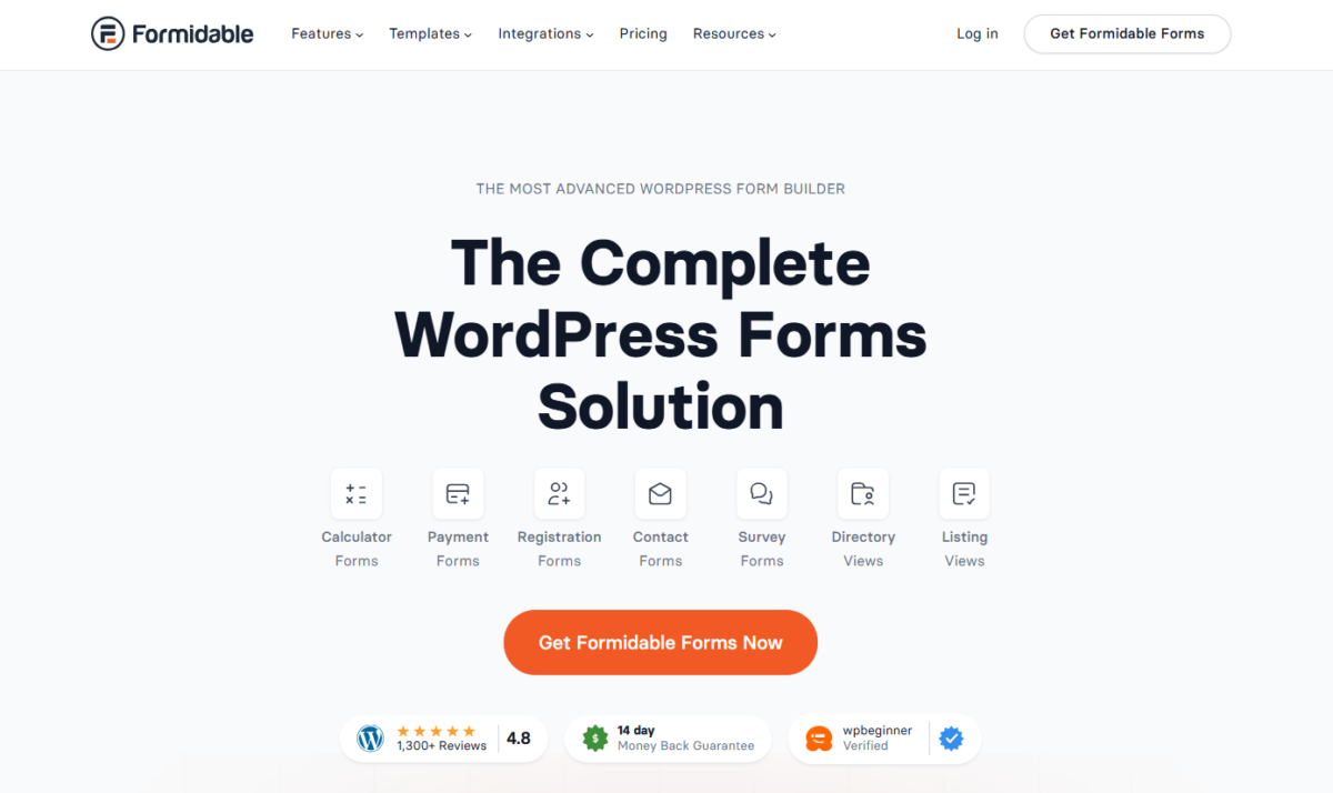 Formidable forms